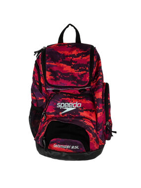 Speedo Red and Purple Camo Teamster 25L Backpack